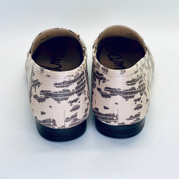 Sam Edelman Loraine Snake‑Print Loafer Size 10M Leather Driving Slip-On - Picture 6 of 16